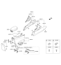 Diagram for Hyundai Elantra Armrest - 84660-3X050-RY