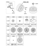 Diagram for Hyundai Elantra Wheel Cover - 52960-3X300