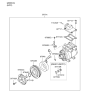 Diagram for Hyundai Elantra A/C Compressor - 97701-2C100