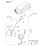 Diagram for 2015 Hyundai Veloster Washer Pump - 98510-2V100