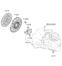 Diagram for 2013 Hyundai Veloster Release Bearing - 41421-2A000