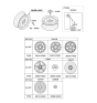 Diagram for Hyundai Elantra Wheel Cover - 52960-F3000