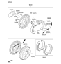 Diagram for Hyundai Venue Brake Drum - 58411-3X000