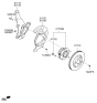 Diagram for Hyundai Elantra Brake Disc - 51712-3Y000