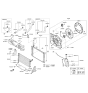 Diagram for Hyundai Genesis Cooling Fan Module - 25385-B1280