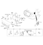 Diagram for Hyundai Genesis G80 Coil Springs - 79231-B1000