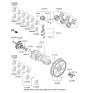 Diagram for Hyundai Genesis G90 Crankshaft Pulley - 23124-3F400
