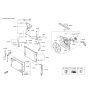 Diagram for Hyundai Veloster Air Deflector - 29134-2V700