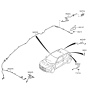 Diagram for Hyundai Veloster Antenna - 96210-2V851-MZH