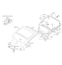 Diagram for 2014 Hyundai Veloster Tailgate Latch - 81230-2V000