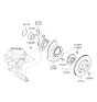 Diagram for Hyundai Steering Knuckle - 51715-2V000