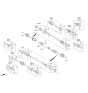 Diagram for Hyundai Kona Spindle Nut - 49551-3X000