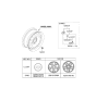 Diagram for Hyundai Elantra N Lug Nuts - 52950-S0000
