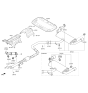 Diagram for Hyundai Kona N Muffler Hanger Straps - 28780-S0100