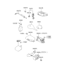 Diagram for Hyundai XG300 Relay - 95280-39000