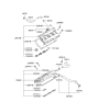 Diagram for Hyundai XG350 PCV Valve - 26740-35550