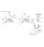 Diagram for 2014 Hyundai Genesis Coupe Car Mirror - 85101-4U200