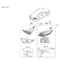 Diagram for 2018 Hyundai Elantra Tail Light - 92401-F2020