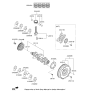 Diagram for Hyundai Crankshaft - 23110-2E510