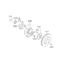 Diagram for Hyundai Azera Wheel Bearing - 51720-3S100