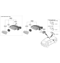 Diagram for Hyundai Kona Electric Car Mirror - 87610-J9130-MZH