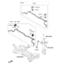 Diagram for 2022 Hyundai Kona N Sway Bar Link - 54830-J9000