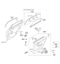 Diagram for Hyundai Genesis G90 Car Speakers - 96325-3T000