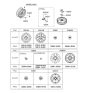 Diagram for Hyundai Accent Spare Wheel - 52910-1E005