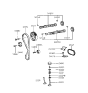 Diagram for Hyundai Exhaust Valve - 22212-23000