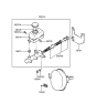 Diagram for 1998 Hyundai Elantra Brake Master Cylinder - 58510-29315
