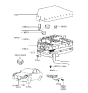 Diagram for Hyundai Elantra Fuse Box - 91840-29A01