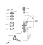 Diagram for 2022 Hyundai Kona N Coil Springs - 54632-I3000