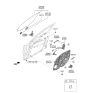Diagram for Hyundai Genesis G70 Door Latch Assembly - 81310-G9010