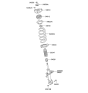 Diagram for 2011 Hyundai Santa Fe Coil Springs - 54630-0W650