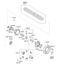 Diagram for Hyundai Veloster Transfer Case Bearing - 45829-3B000