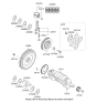 Diagram for Hyundai Veracruz Crankshaft Thrust Washer Set - 21030-3C120