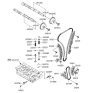 Diagram for Hyundai Santa Fe Engine Pump Chain - 24322-2G050