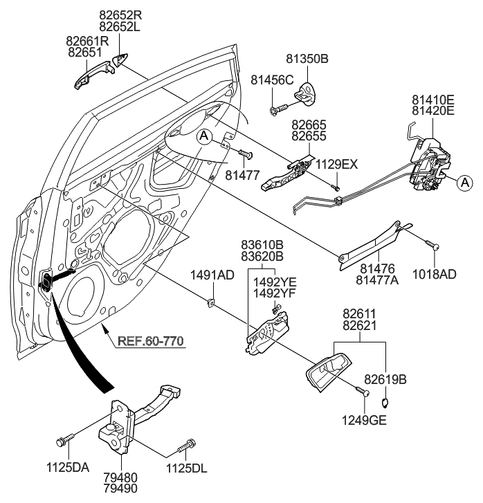 Hyundai kia 826511r050