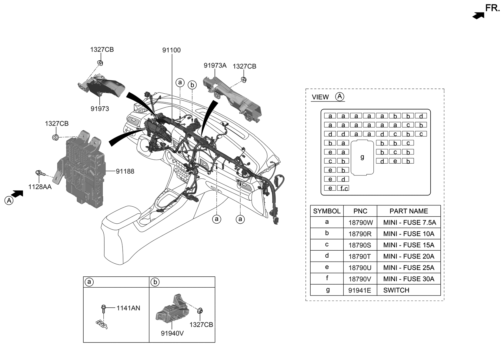 2019 Hyundai Veloster Main Wiring - Hyundai Parts Deal