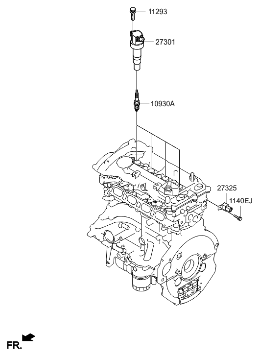 2015 Hyundai Elantra GT Spark Plug & Cable - Hyundai Parts Deal