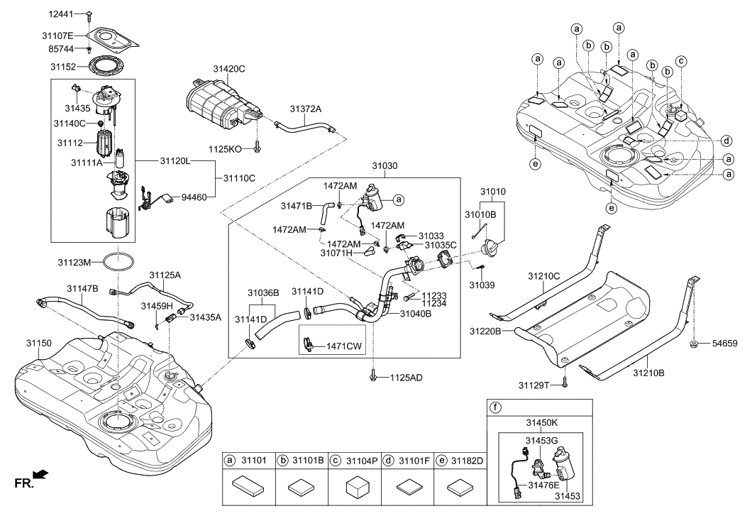 2018 Hyundai Sonata Fuel System Hyundai Parts Deal