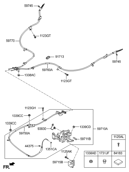 59715-3V500 - Genuine Hyundai Parts