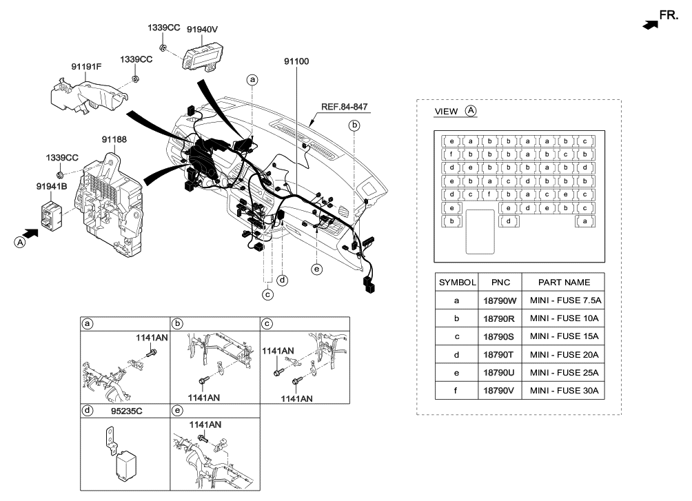 2017 Hyundai Sonata Hybrid Main Wiring - Hyundai Parts Deal