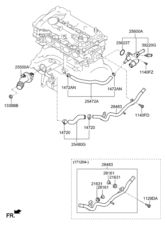 25600-2B760 - Genuine Hyundai Parts