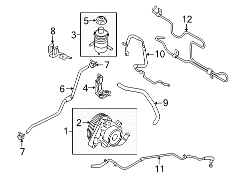 57150-2P100--DS Genuine Hyundai Reservoir Assembly-Power Steering