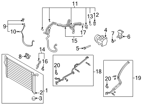 97606-2B000-AS Genuine Hyundai Condenser Assembly-Cooler