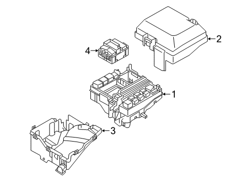 91950-C1620 Genuine Hyundai Pcb Block Assembly