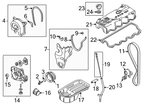 23124-22610 Genuine Hyundai Pulley-Damper