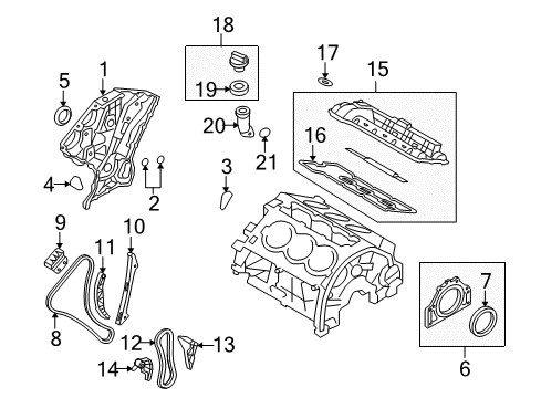 21443-2A200 Genuine Hyundai Seal-Oil Rear