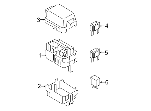 MULTI FUSE Diagram for 18980-09400